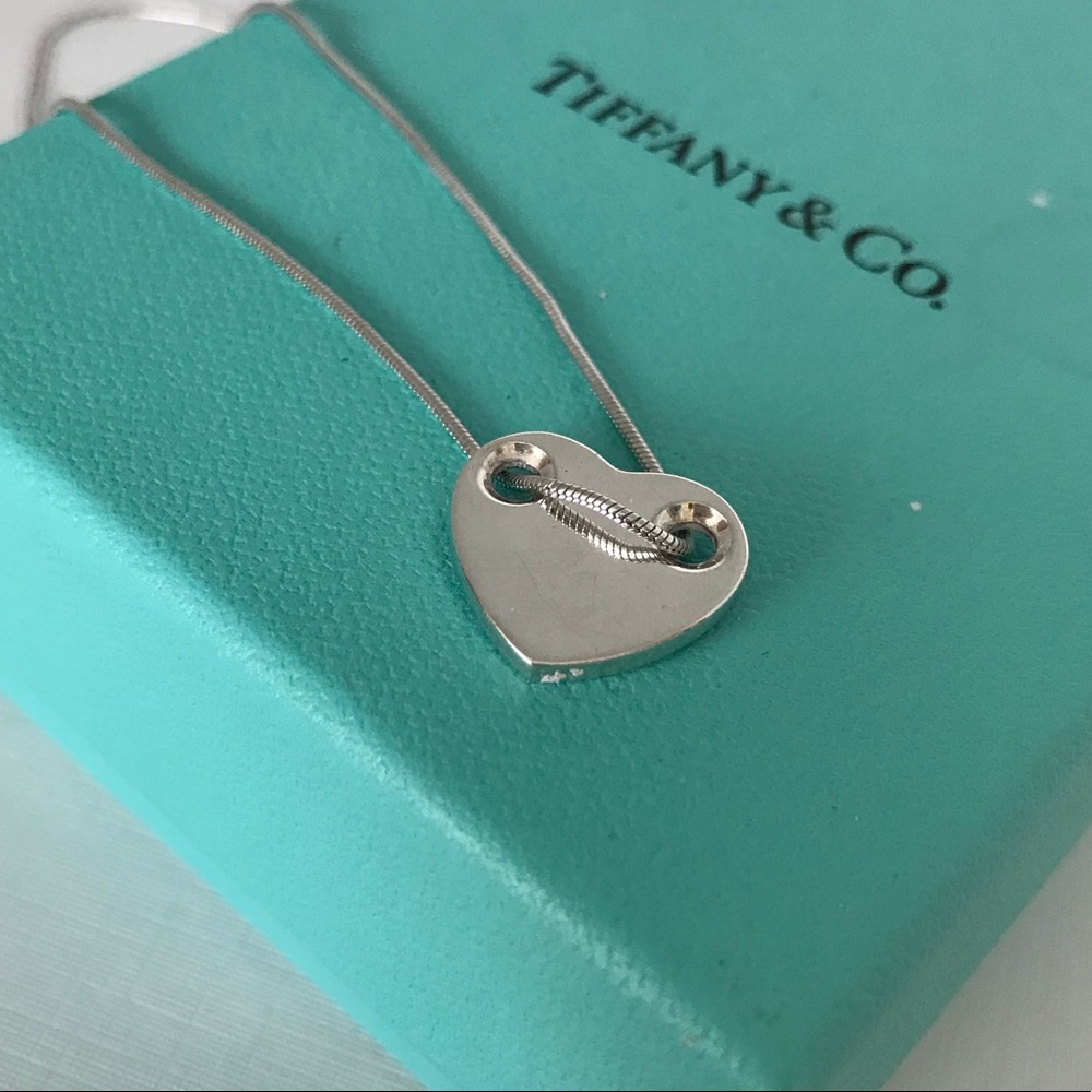 Tiffany & Co. Threaded Heart Necklace
